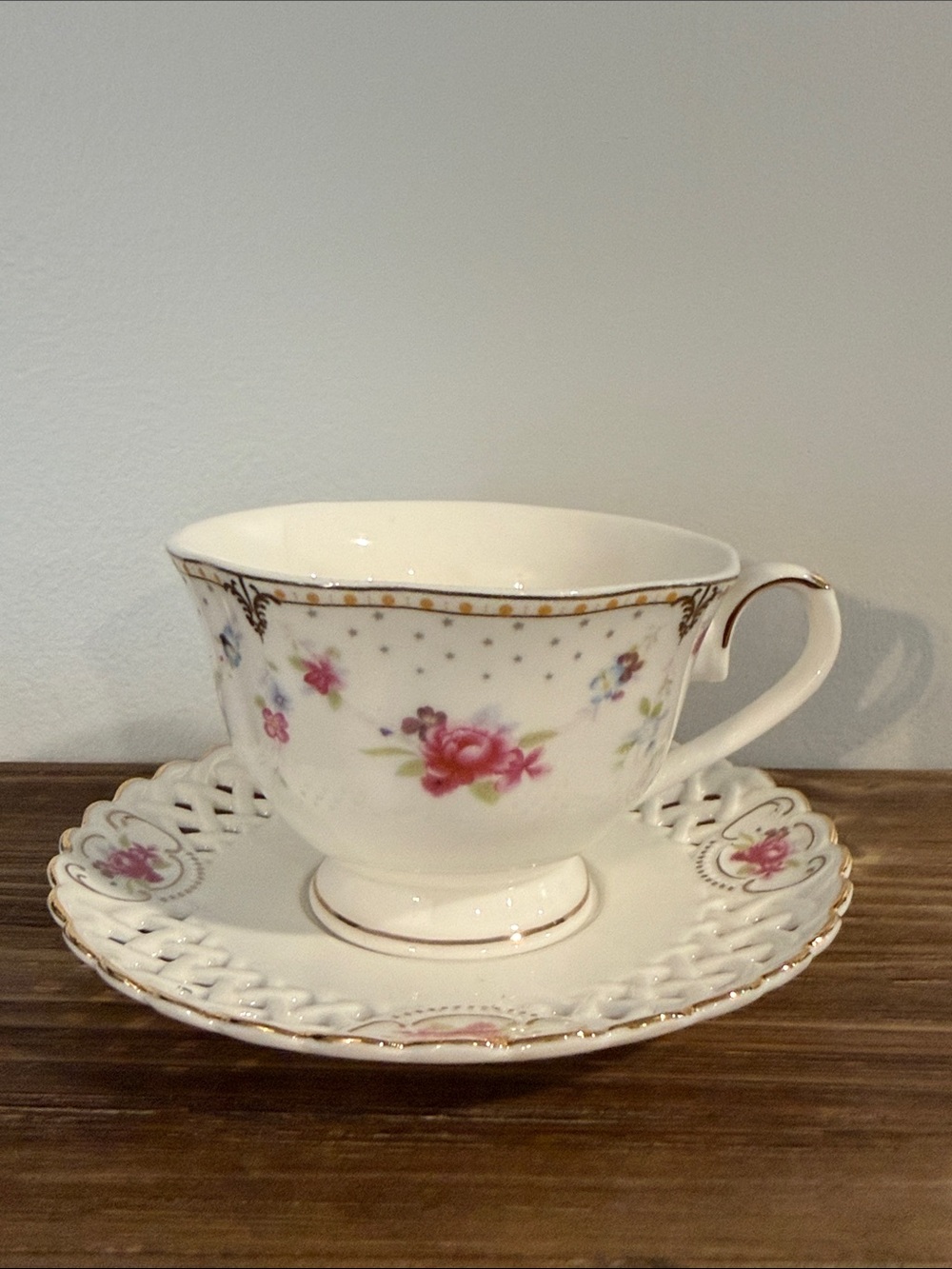 Grace Teaware Tea Cup & Saucer